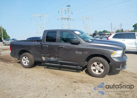 2018 Ram 1500 Express 4X4 6'4 Box from USA, damaged, VIN 1C6RR7FT3JS218244